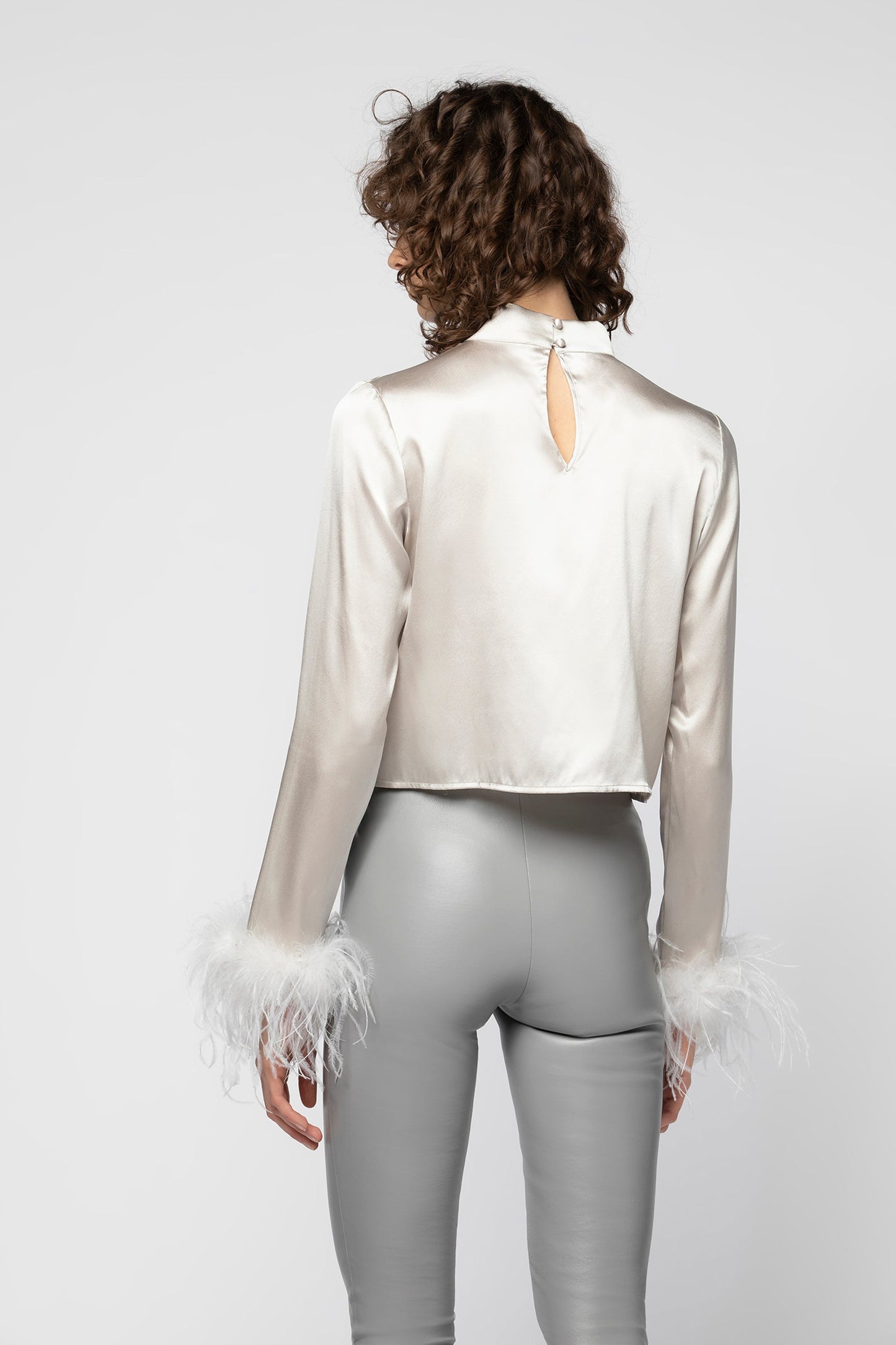 TEISSA top ice grey