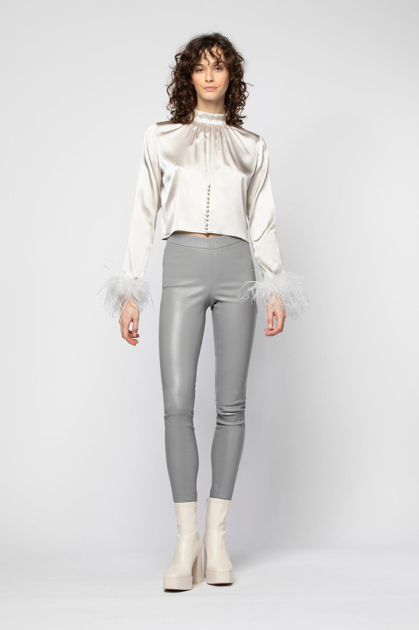 TEISSA top ice grey