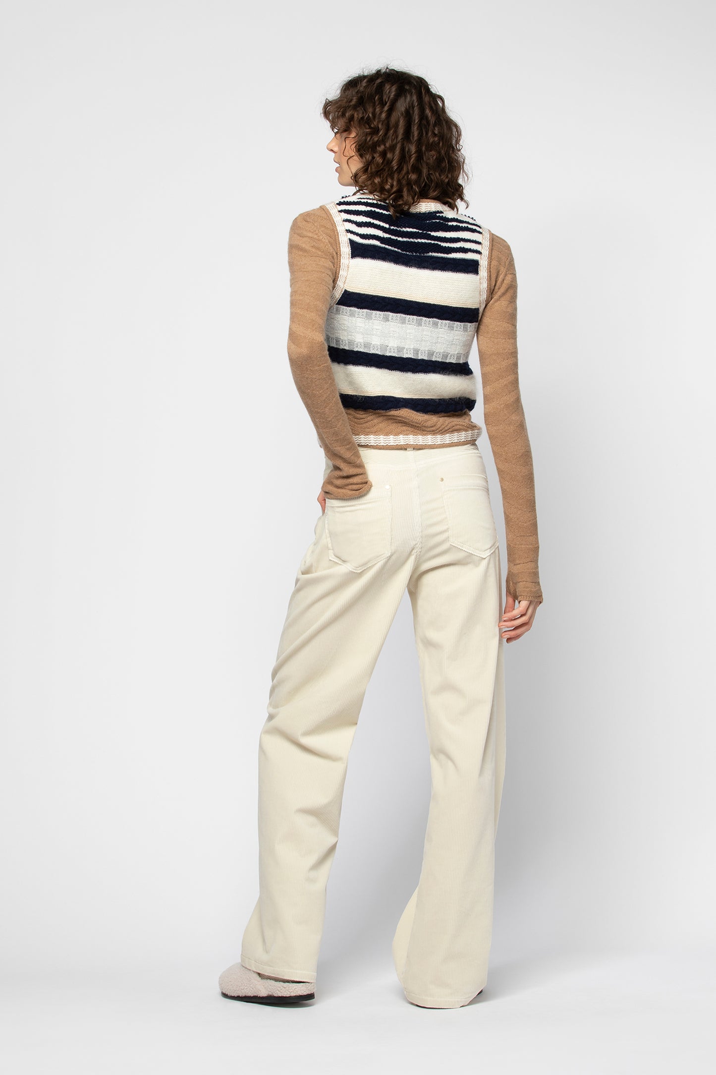 BASILIA pants off white