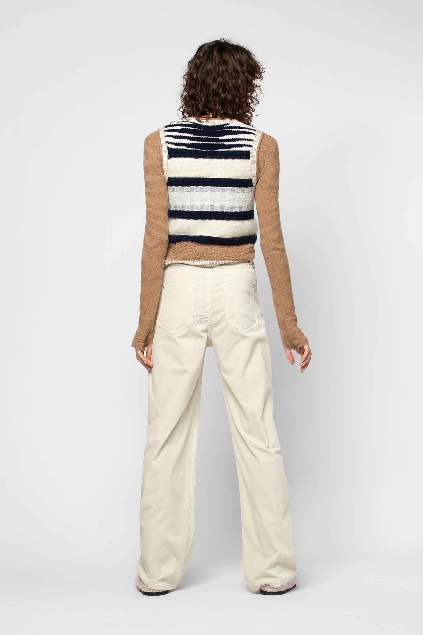 BASILIA pants off white