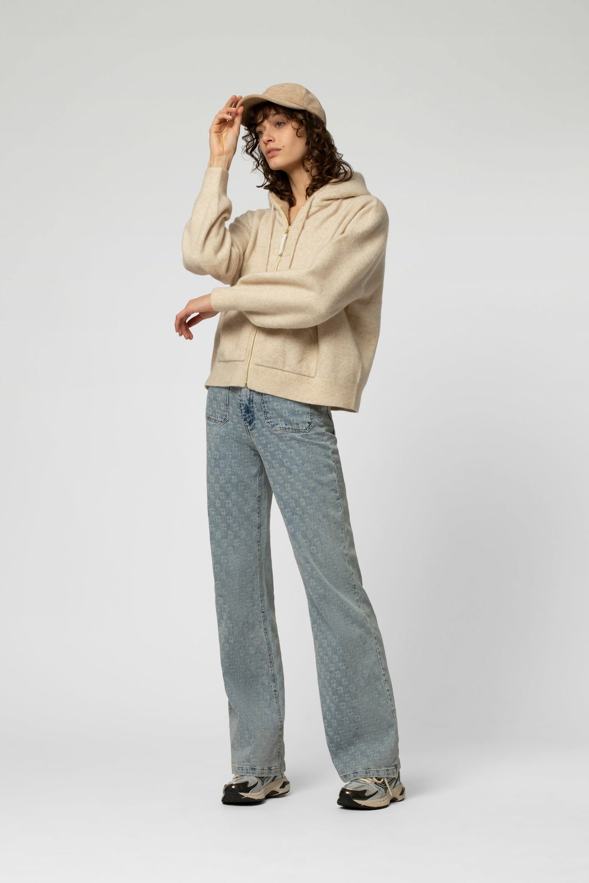 PANT H26BELLE Denim Ciel detail 3