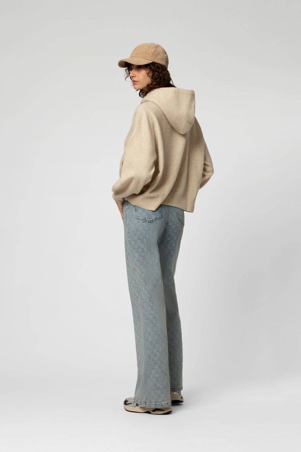 PANT H26BELLE Denim Ciel back